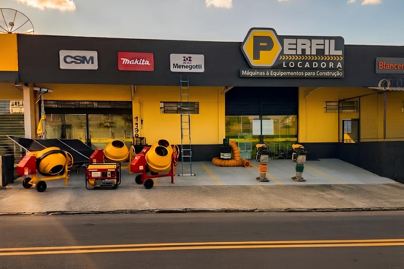 Fachada da Perfil Locadora